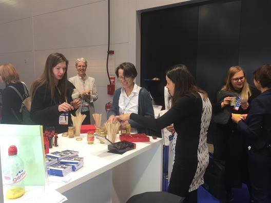 Mustard tasting at EAIE